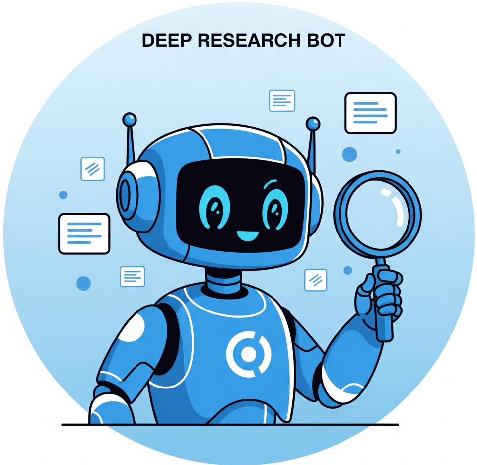 Screenshot of Deep Research Integration